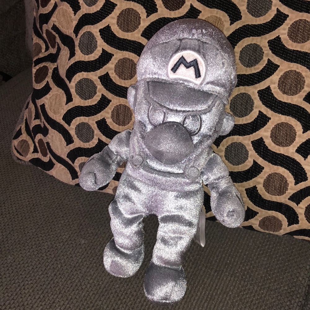 Metal Mario plush perfect gift